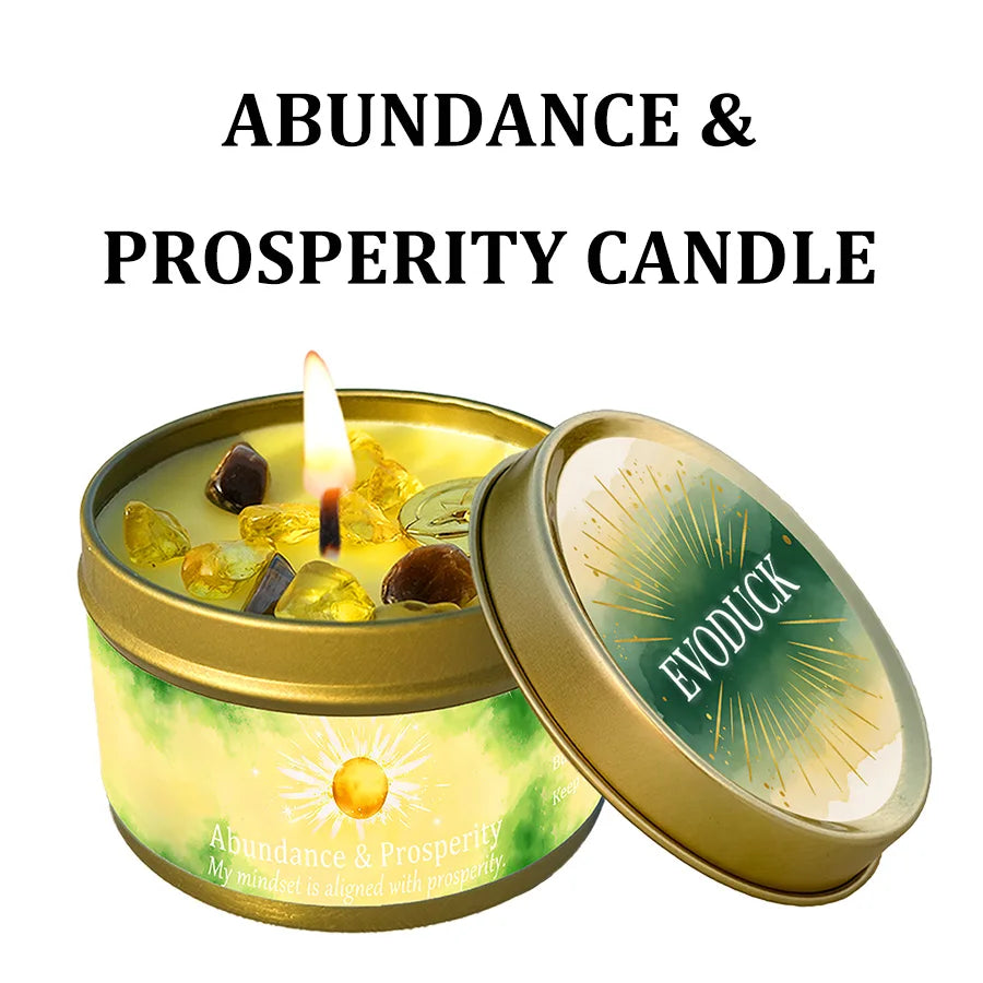 FREEME™ Peace Ritual Candle - Lavender & Chamomile with Healing Crystals