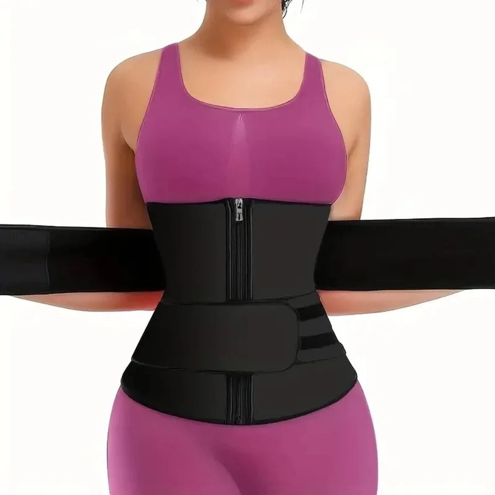 FREEME™ Waist Trainer Slimming Belt - Sweat Trimmer Cincher for Workouts & Body Shaping