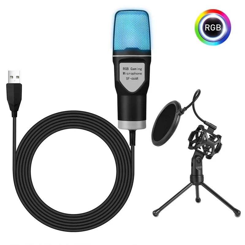 FREEME™ USB Condenser Microphone Kit - PC & Laptop Mic for Gaming, Streaming & Podcasting
