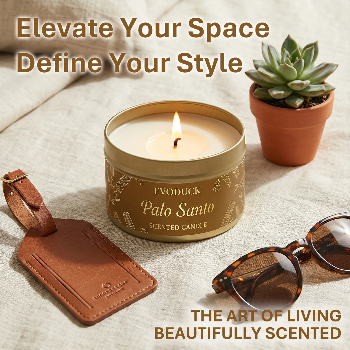 FREEME™ Palo Santo Energy Cleansing Candle - Purify, Elevate & Meditate