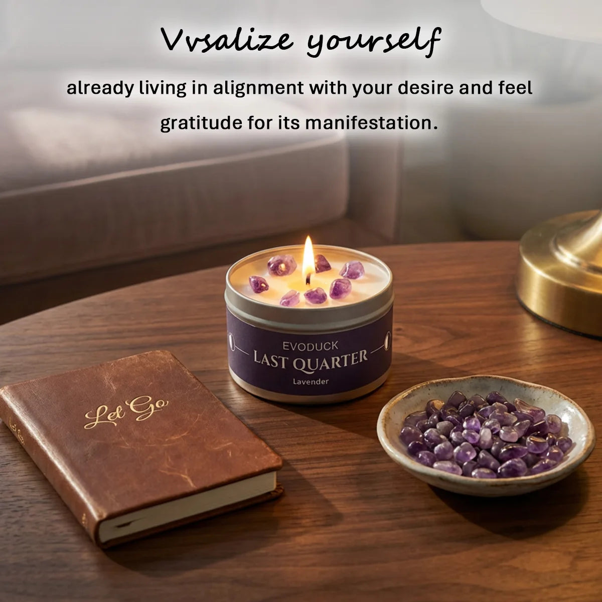 FREEME™ Moon Phase Manifestation Scented Candle - Law of Attraction 3oz Home Decor