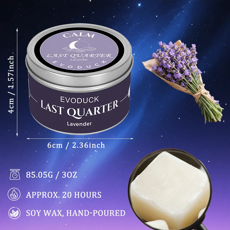 FREEME™ Moon Phase Manifestation Scented Candle - Law of Attraction 3oz Home Decor