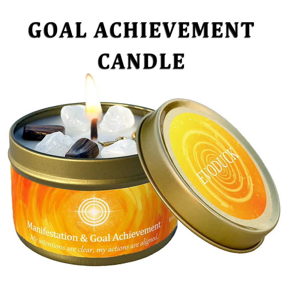 FREEME™ Peace Ritual Candle - Lavender & Chamomile with Healing Crystals