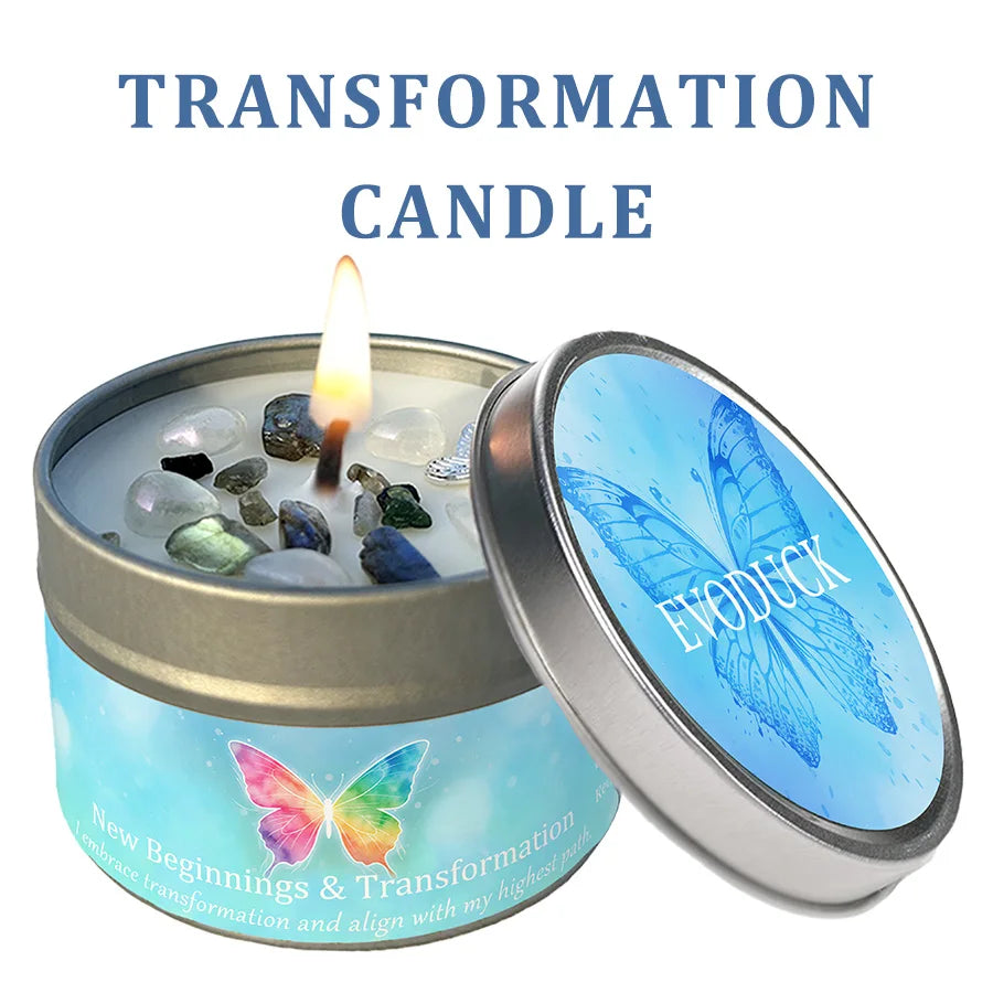 FREEME™ Peace Ritual Candle - Lavender & Chamomile with Healing Crystals