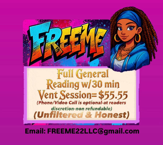 FREEME™ Full General Reading w/30 min Empathic Listening Session