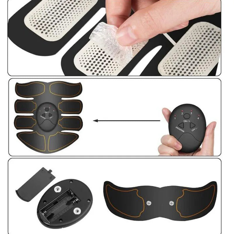FREEME™ EMS Wireless Muscle Stimulator - Hip, Abs & Body Toning Fitness Massager