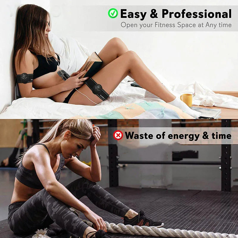 FREEME™ EMS Wireless Muscle Stimulator - Hip, Abs & Body Toning Fitness Massager