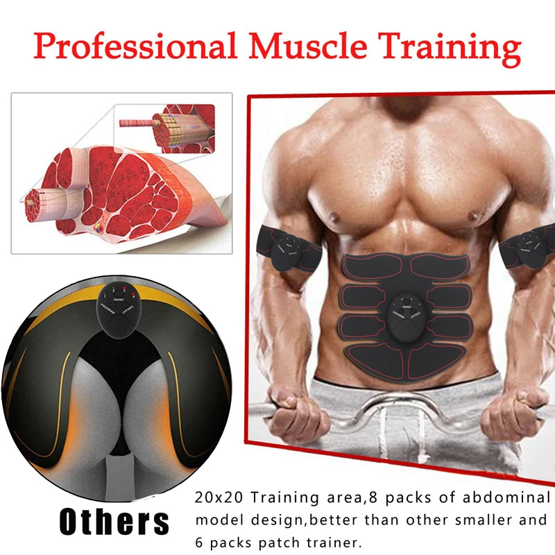 FREEME™ EMS Wireless Muscle Stimulator - Hip, Abs & Body Toning Fitness Massager