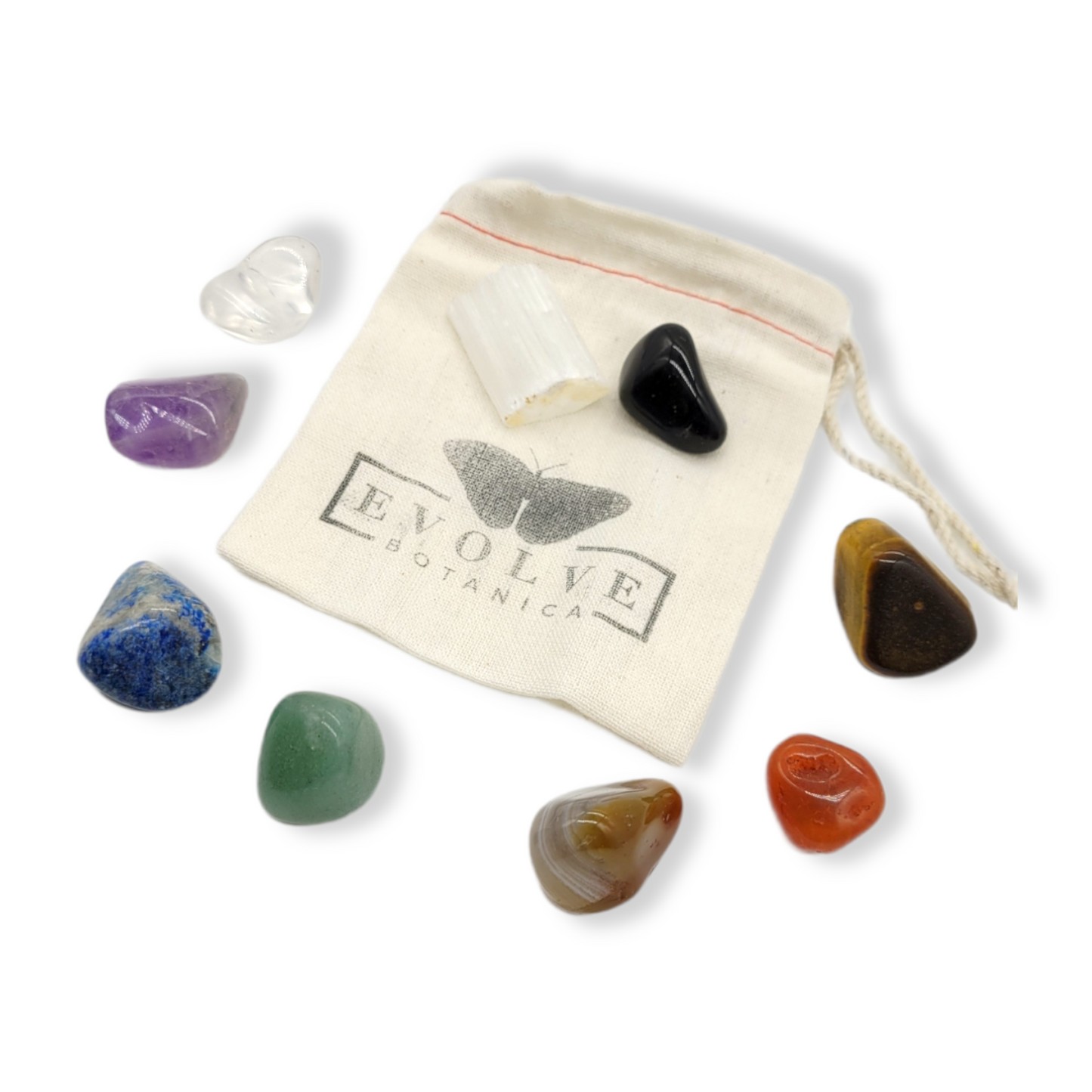 FREEME™ Chakra Balance Stone Kit - Crystal Healing & Energy Cleansing