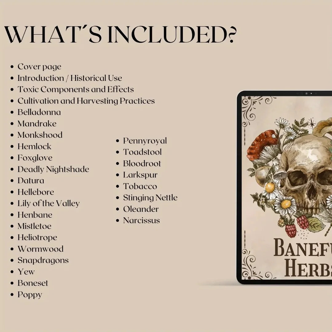 FREEME™ Ultimate Herbal Handbook - Plant Illustrations & Herbal Remedies Guide