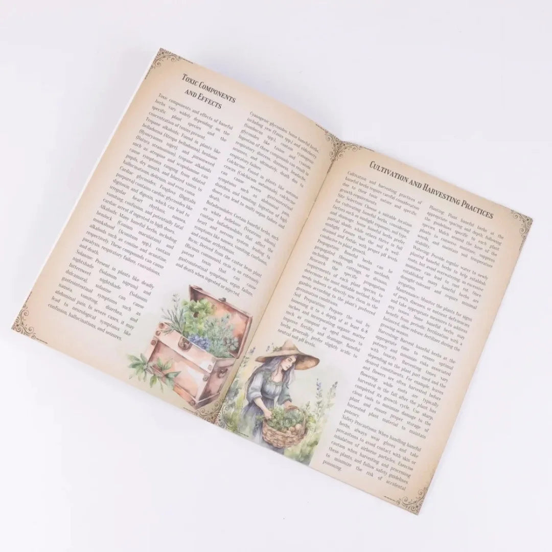FREEME™ Ultimate Herbal Handbook - Plant Illustrations & Herbal Remedies Guide