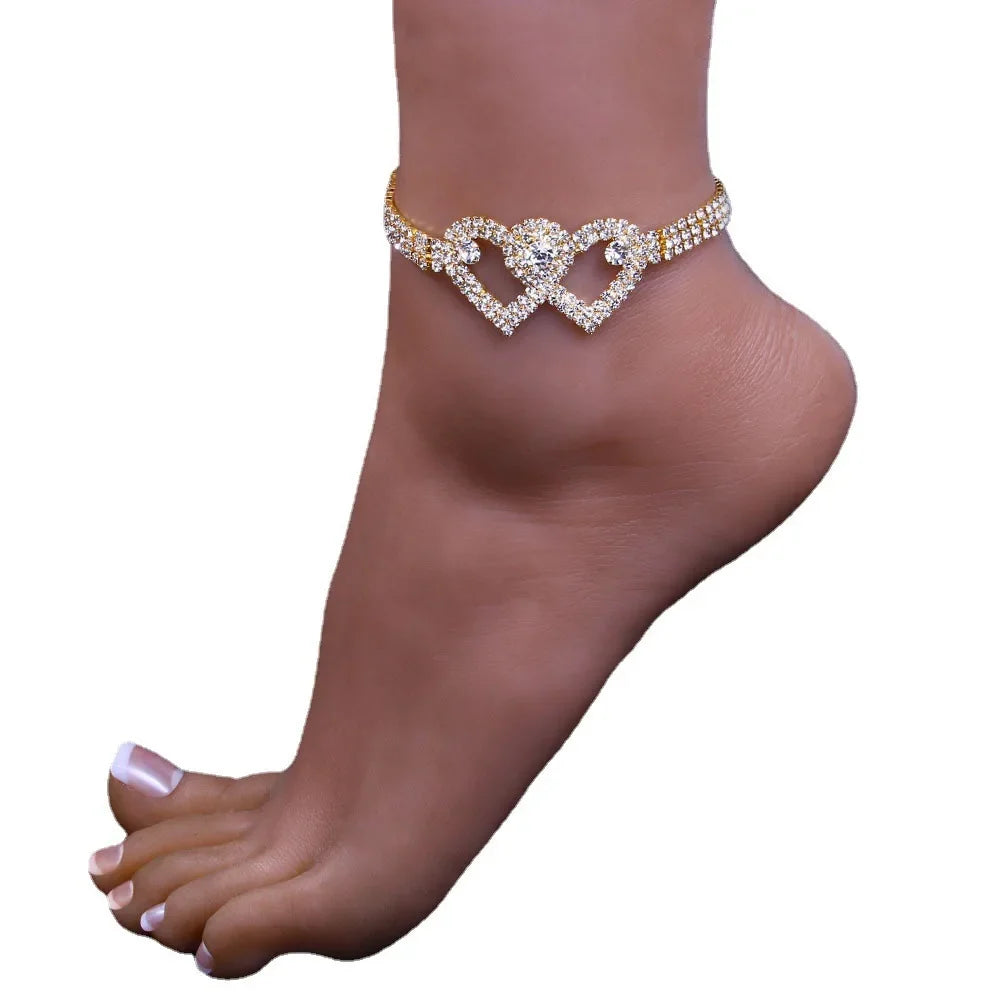 FREEME™ Rhinestone Chain Anklet - Luxury Shining Ankle Bracelet for Women