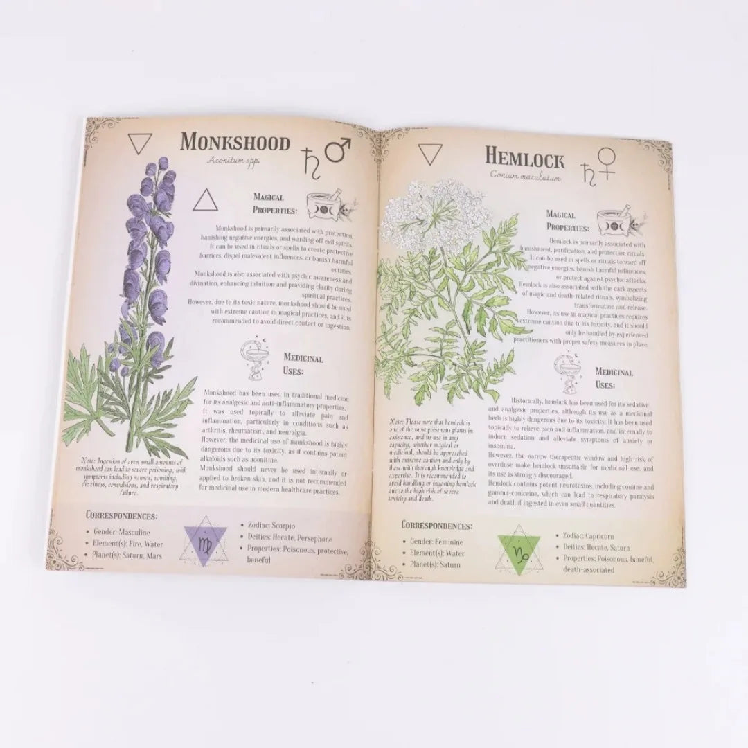FREEME™ Ultimate Herbal Handbook - Plant Illustrations & Herbal Remedies Guide