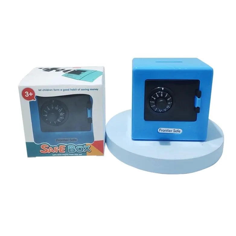 FREEME™ Retro ATM Password Money Safe Box - Automatic Deposit Coin & Banknote Savings Bank