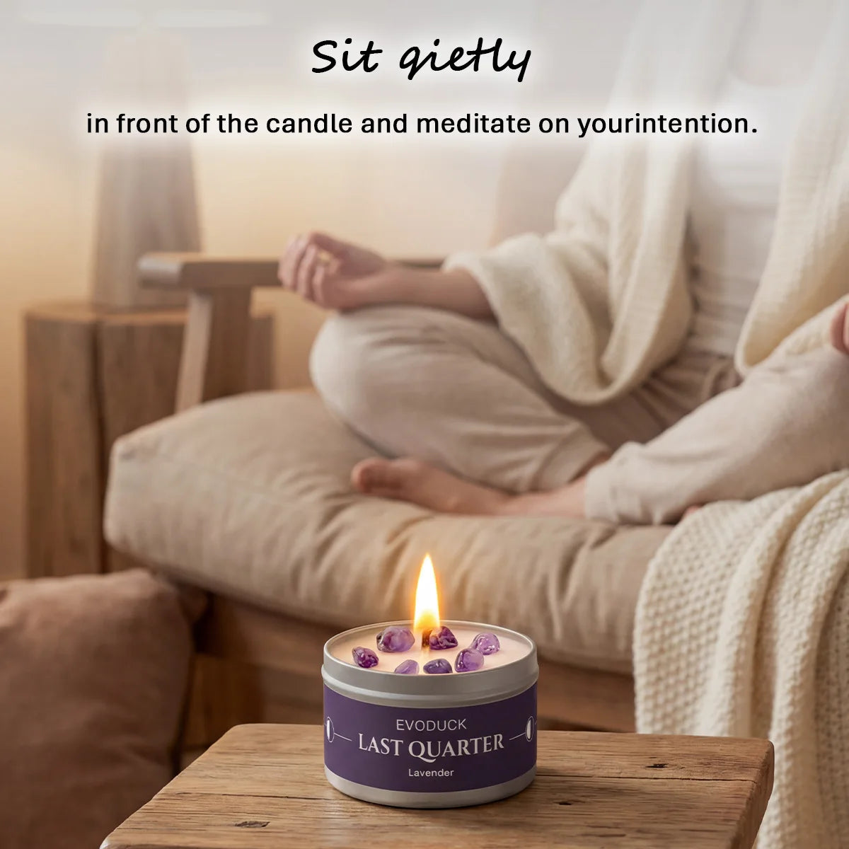 FREEME™ Moon Phase Manifestation Scented Candle - Law of Attraction 3oz Home Decor