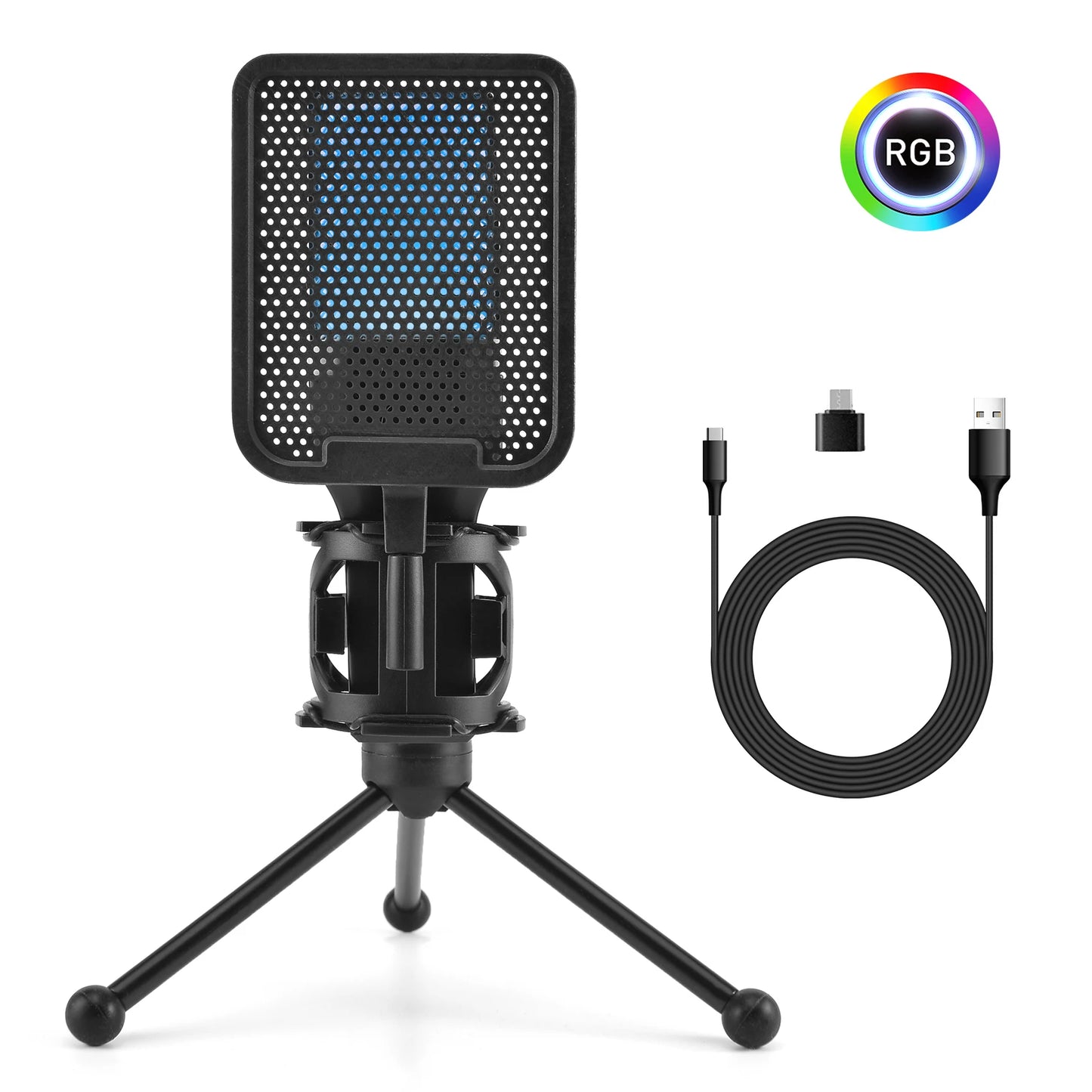 FREEME™ USB Condenser Microphone Kit - PC & Laptop Mic for Gaming, Streaming & Podcasting