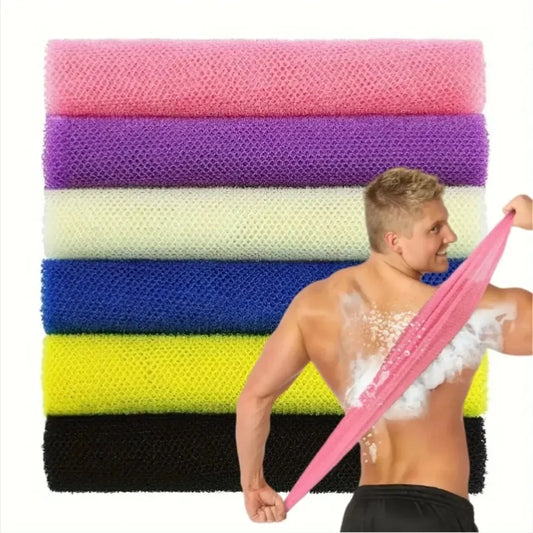 FREEME™ African Net Exfoliating Bath Sponge Set - Double-Sided Loofah Shower Scrubber