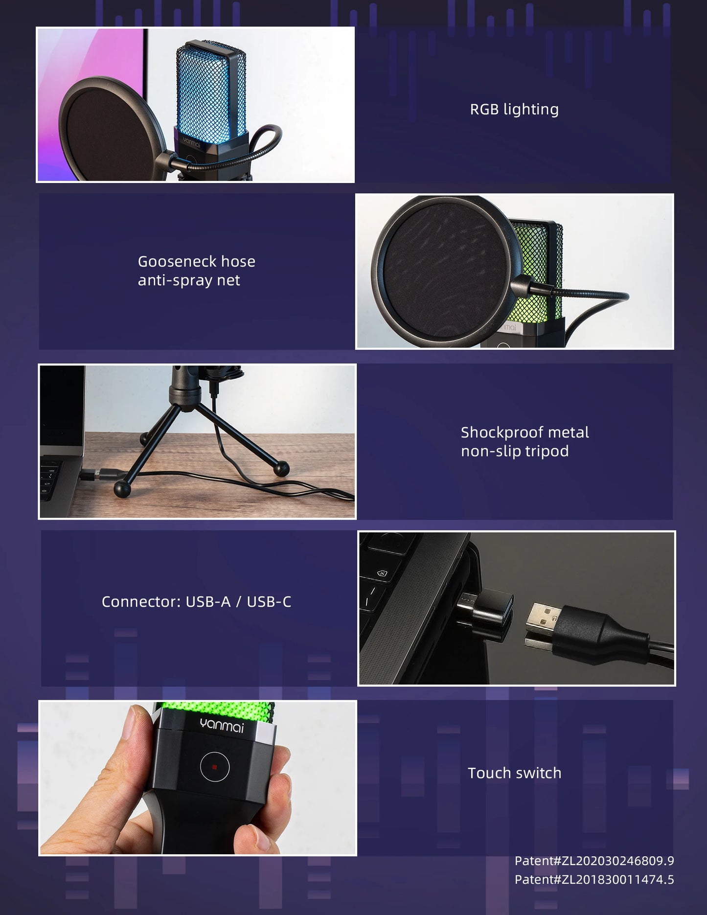 FREEME™ USB Condenser Microphone Kit - PC & Laptop Mic for Gaming, Streaming & Podcasting
