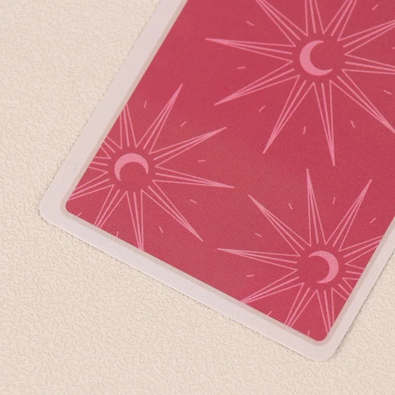 FREEME™ Pink Rider Waite Tarot Card Deck - Beginner Divination & Fortune Telling Set