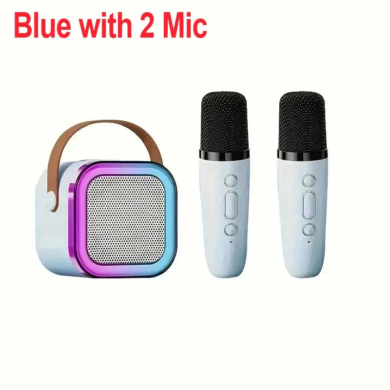 FREEME™ Portable Bluetooth 5.3 Karaoke Machine - PA Speaker System with 2 Wireless Microphones