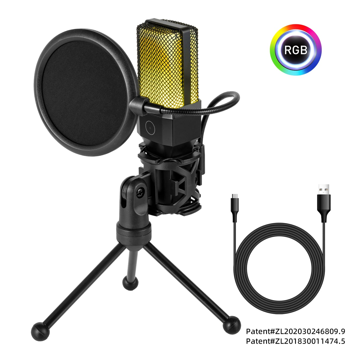 FREEME™ USB Condenser Microphone Kit - PC & Laptop Mic for Gaming, Streaming & Podcasting