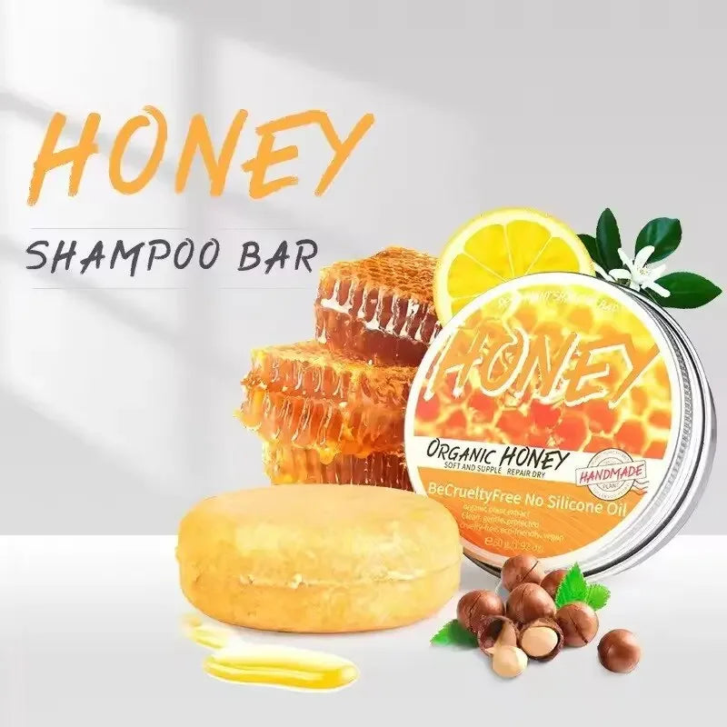 FREEME™ Natural Honey Shampoo - Plant Essence Extract for Soft, Refreshed & Dandruff-Free Hair