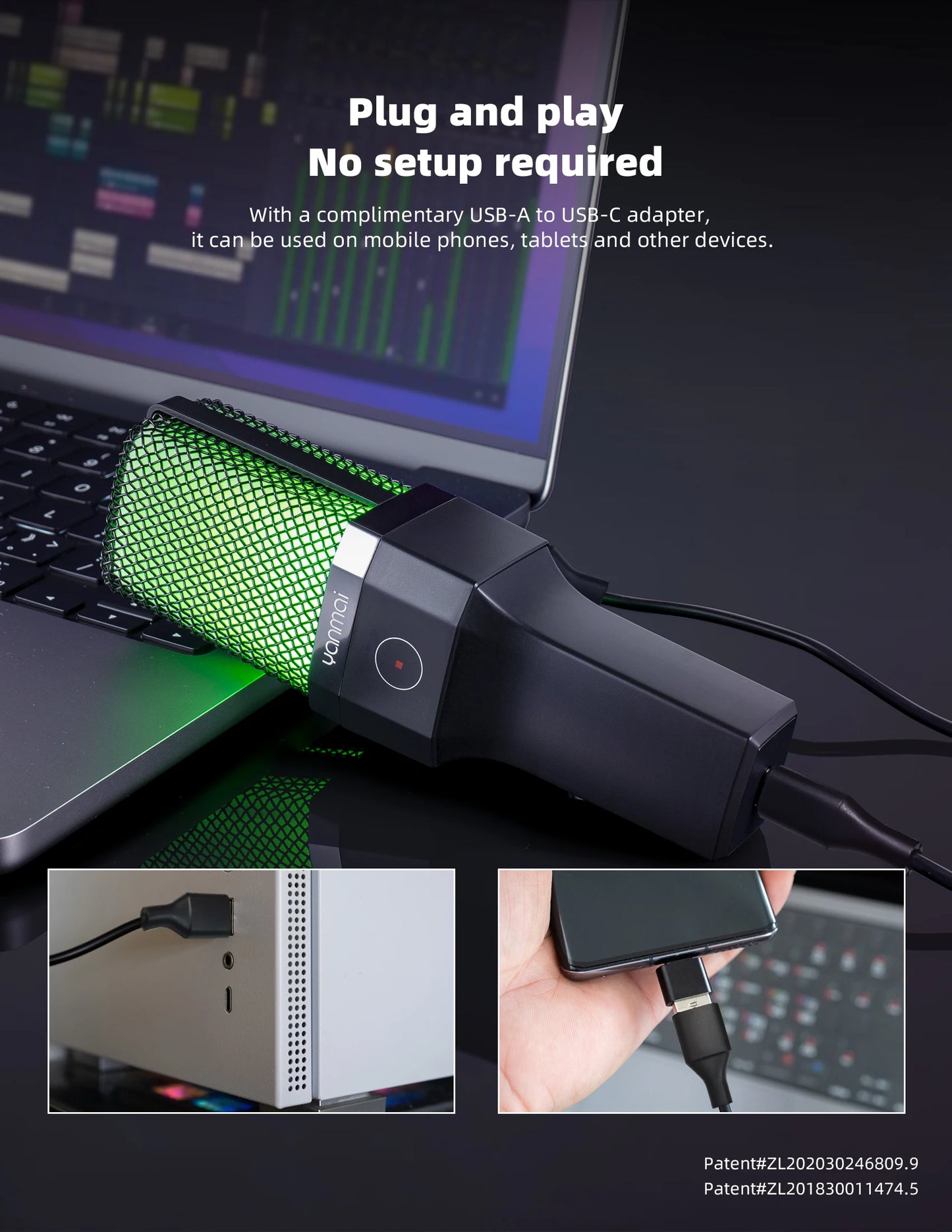FREEME™ USB Condenser Microphone Kit - PC & Laptop Mic for Gaming, Streaming & Podcasting