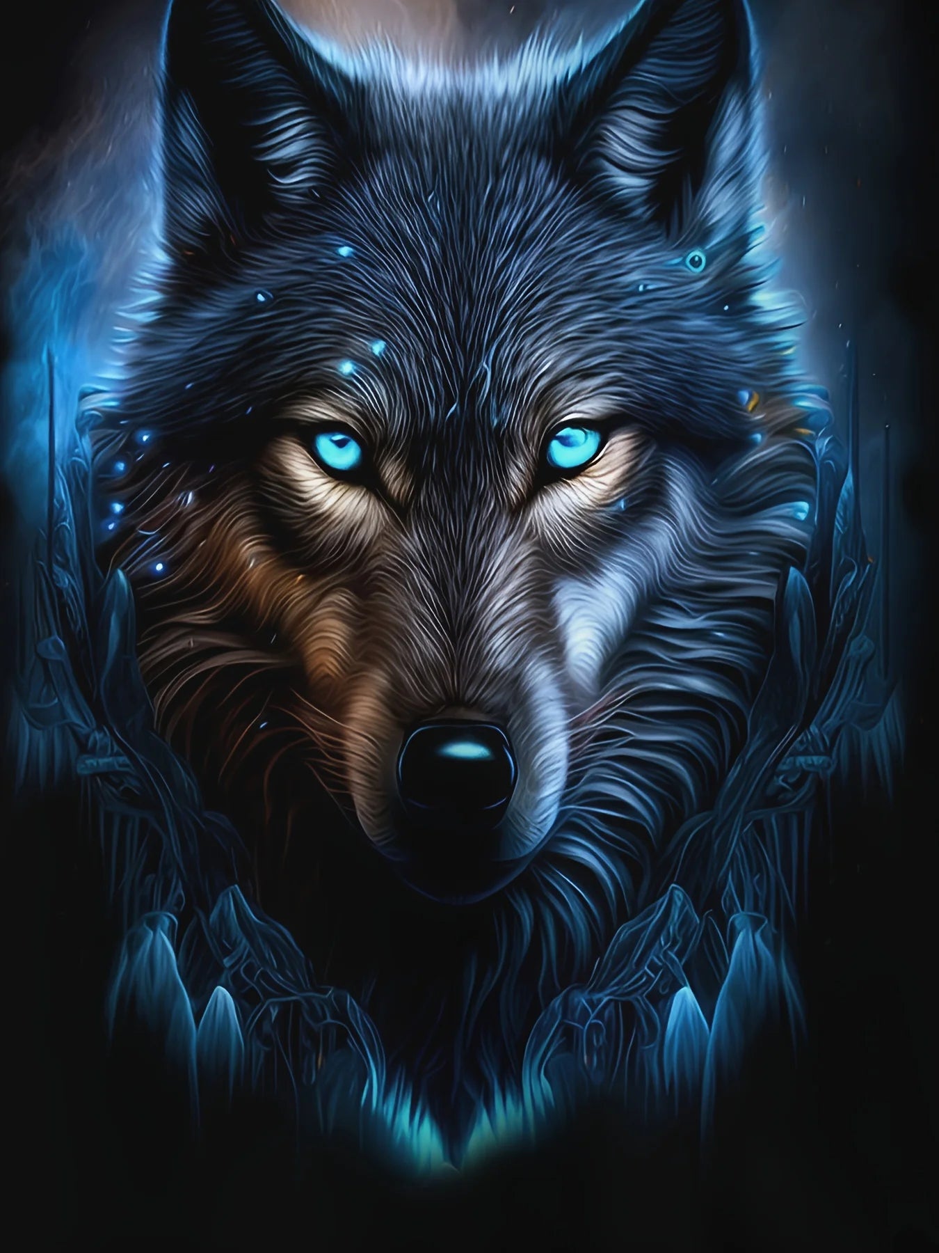 FREEME™ Wolf Print Hoodie - Animal Spirit Design | Urban Streetwear