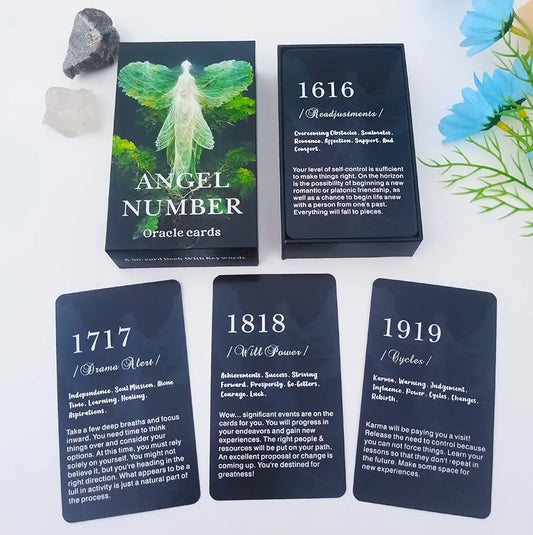 FREEME™ Angel Number Oracle Cards - Spiritual Guidance & Divination Deck