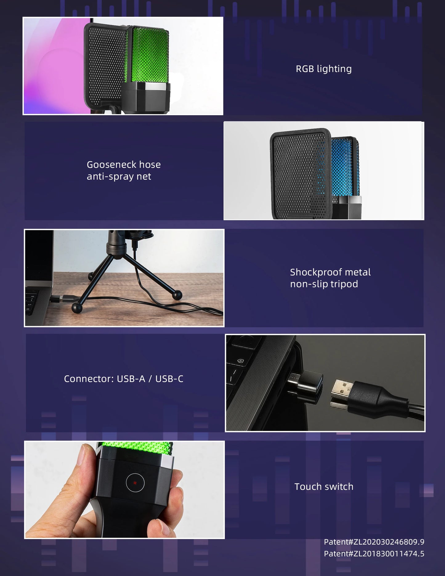 FREEME™ USB Condenser Microphone Kit - PC & Laptop Mic for Gaming, Streaming & Podcasting