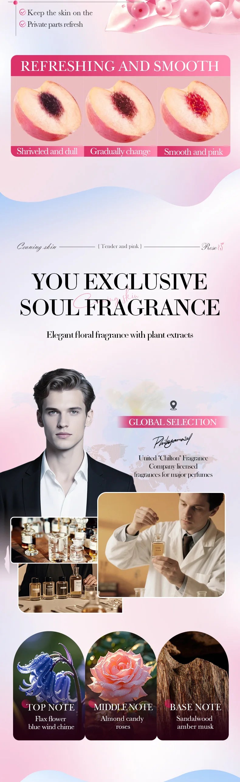 FREEME™ Rose Care Feminine Soap - pH Balanced Natural Handmade Bar for Deep Cleansing & Brightening