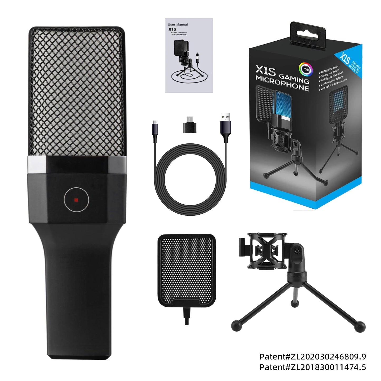 FREEME™ USB Condenser Microphone Kit - PC & Laptop Mic for Gaming, Streaming & Podcasting
