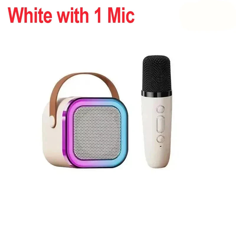 FREEME™ Portable Bluetooth 5.3 Karaoke Machine - PA Speaker System with 2 Wireless Microphones