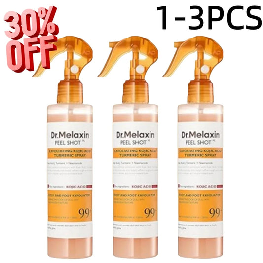 FREEME™ Kojic Acid & Turmeric Exfoliating Peel Spray - 200ml Brightening & Soothing Body Mist