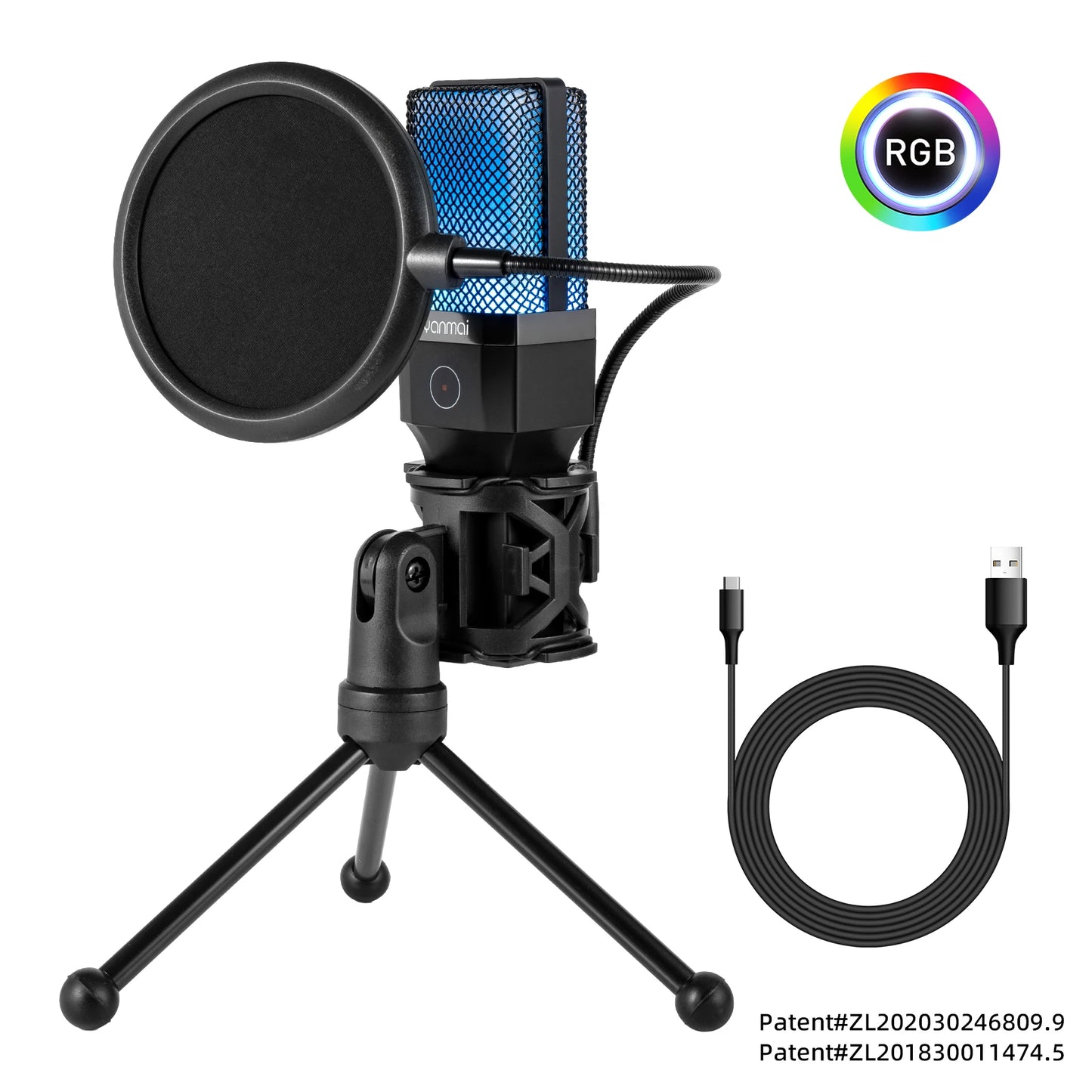 FREEME™ USB Condenser Microphone Kit - PC & Laptop Mic for Gaming, Streaming & Podcasting