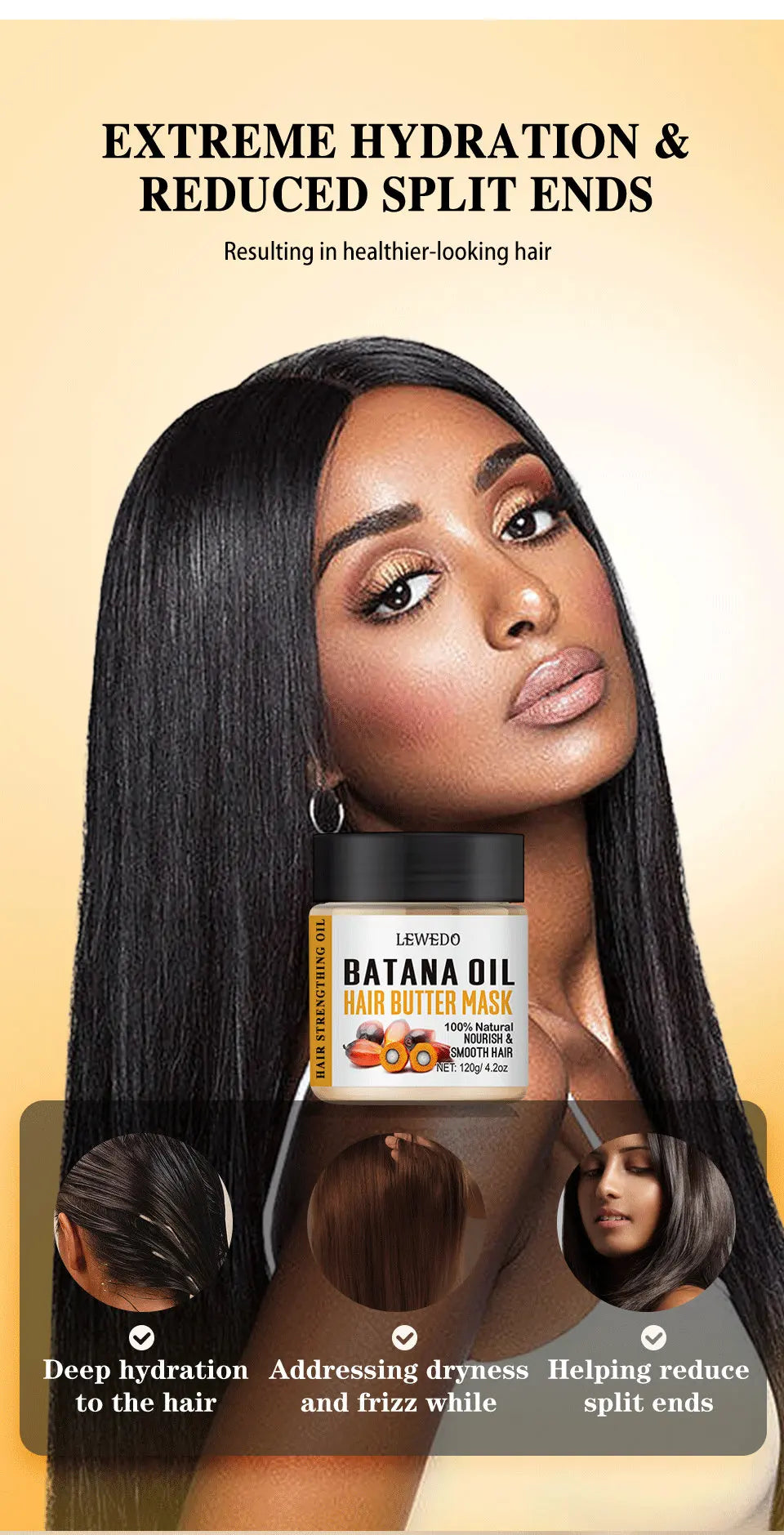 FREEME™ Pure Batana Hair Growth Oil - Natural Treatment for Thicker, Stronger Hair