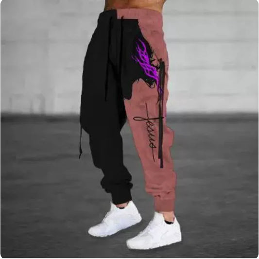 FREEME™ Graffiti Camo Joggers - 3D Print Drawstring Sweatpants | Urban Streetwear