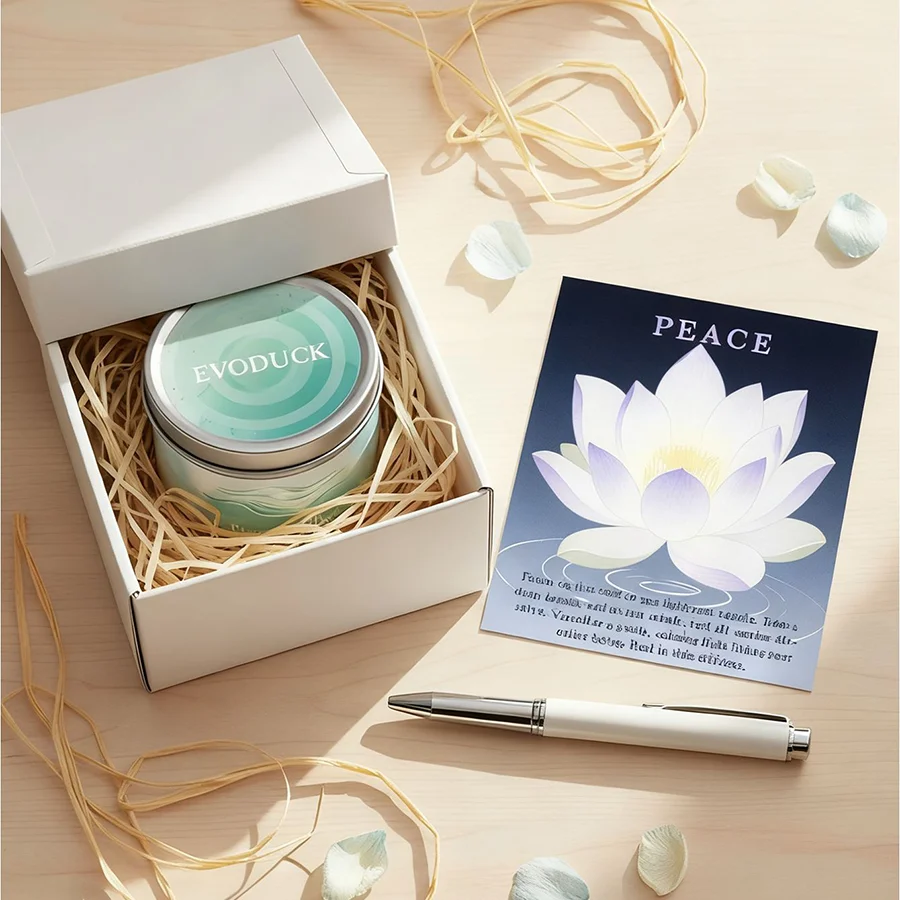 FREEME™ Peace Ritual Candle - Lavender & Chamomile with Healing Crystals
