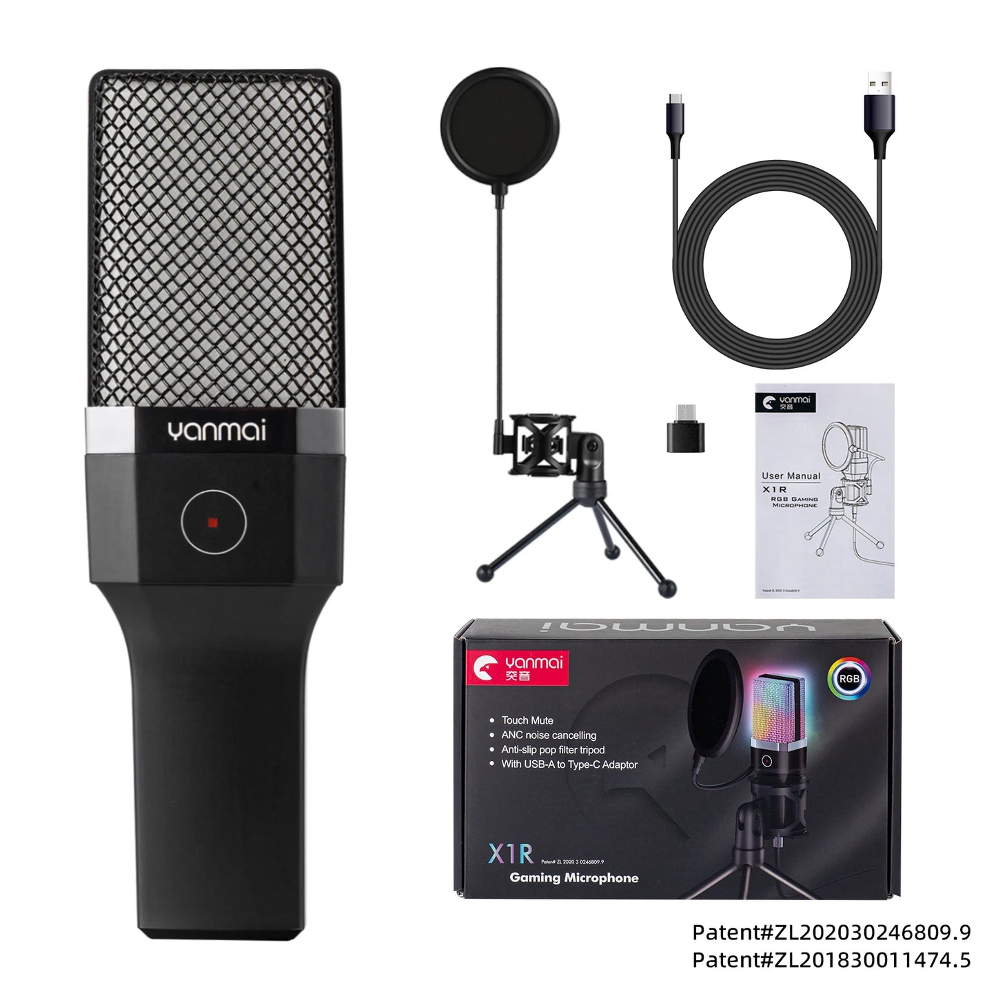 FREEME™ USB Condenser Microphone Kit - PC & Laptop Mic for Gaming, Streaming & Podcasting