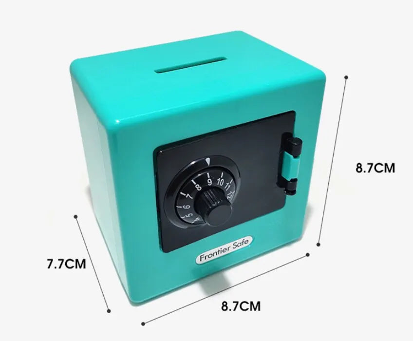 FREEME™ Retro ATM Password Money Safe Box - Automatic Deposit Coin & Banknote Savings Bank