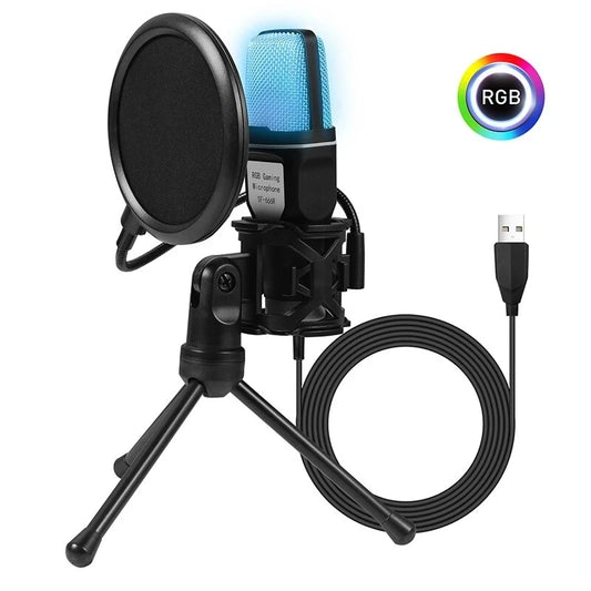 FREEME™ USB Condenser Microphone Kit - PC & Laptop Mic for Gaming, Streaming & Podcasting