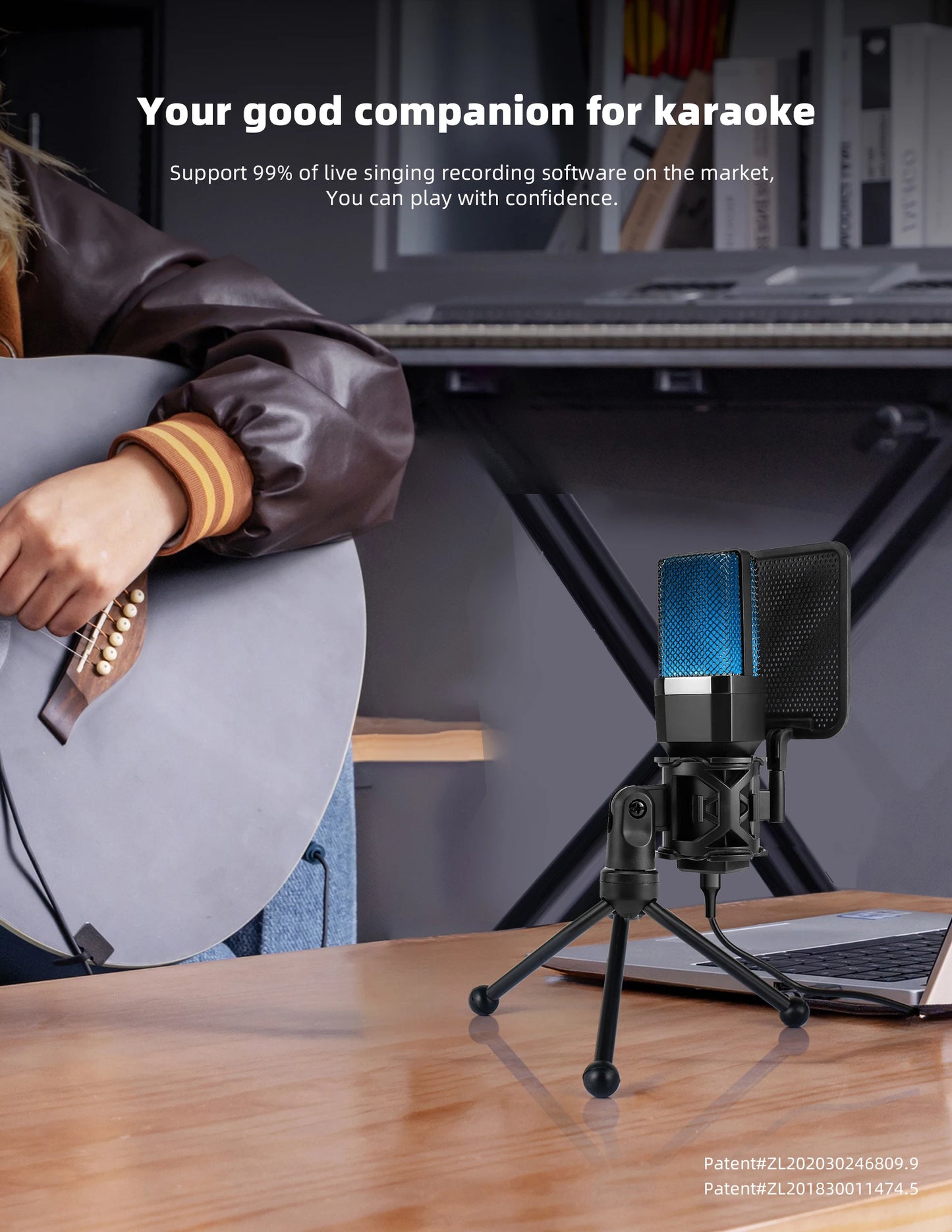 FREEME™ USB Condenser Microphone Kit - PC & Laptop Mic for Gaming, Streaming & Podcasting