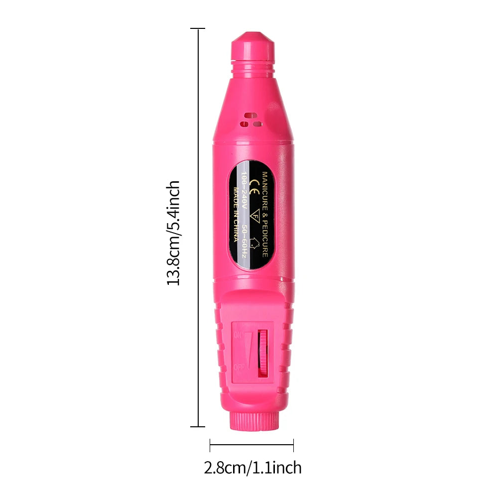 FREEME™ 6-in-1 Electric Nail Drill Kit - Portable Manicure & Nail File Polisher Pen