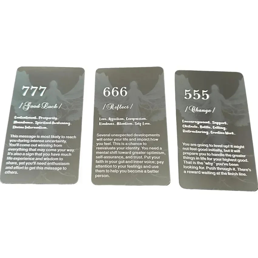 FREEME™ Angel Number Oracle Cards - Spiritual Guidance & Divination Deck
