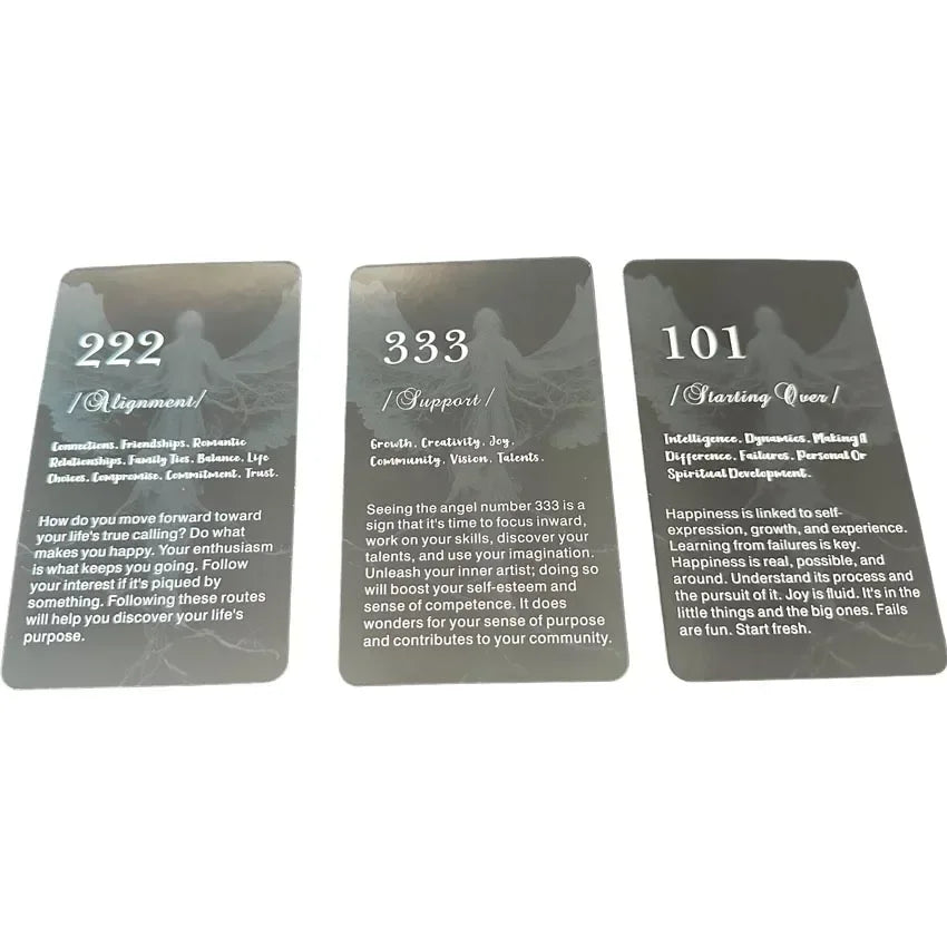 FREEME™ Angel Number Oracle Cards - Spiritual Guidance & Divination Deck