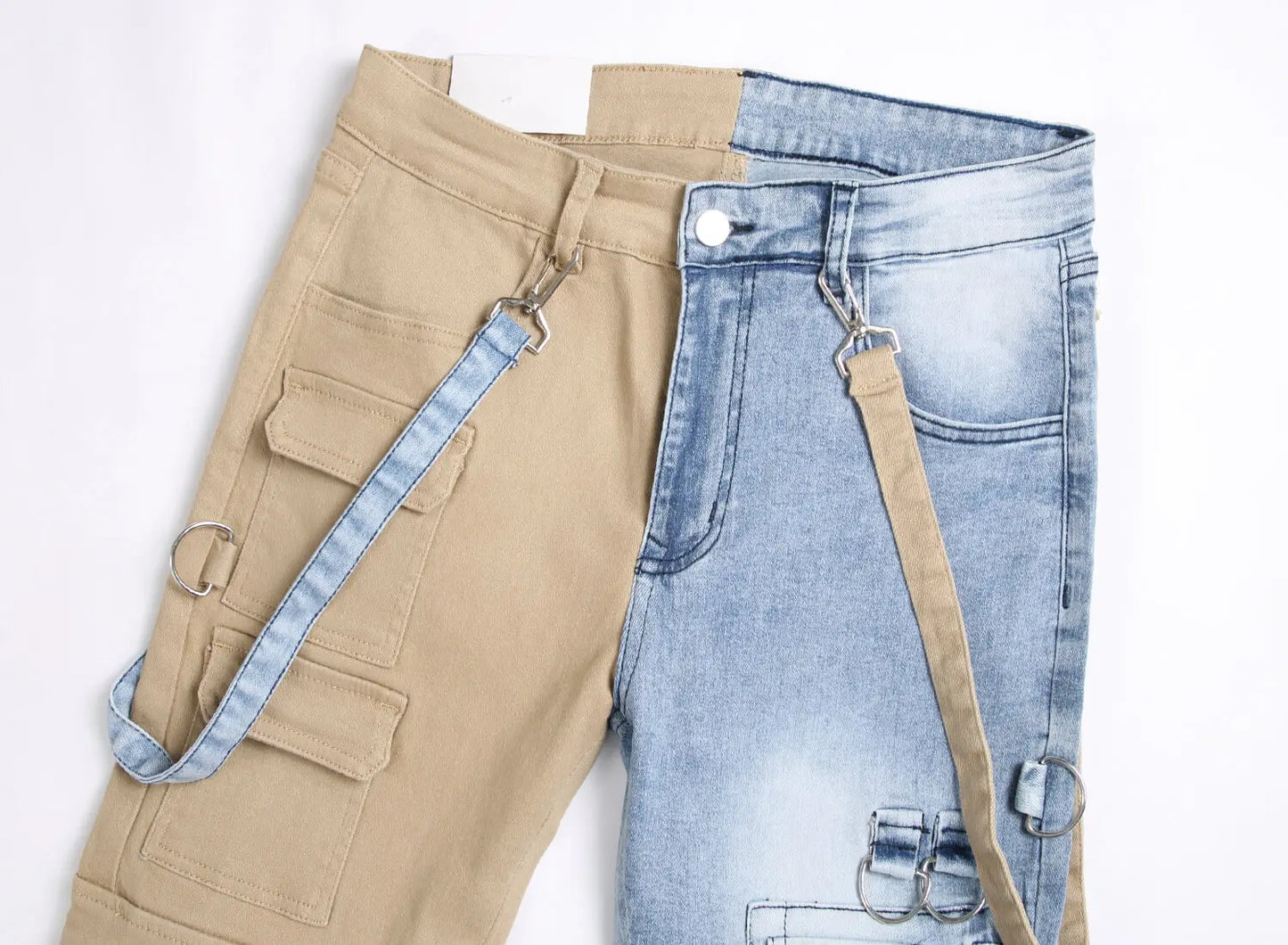 FREEME™ Men's Slim Fit Denim Pencil Pants - High Waist Straight Trousers