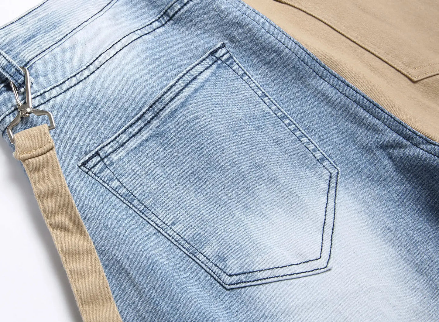 FREEME™ Men's Slim Fit Denim Pencil Pants - High Waist Straight Trousers