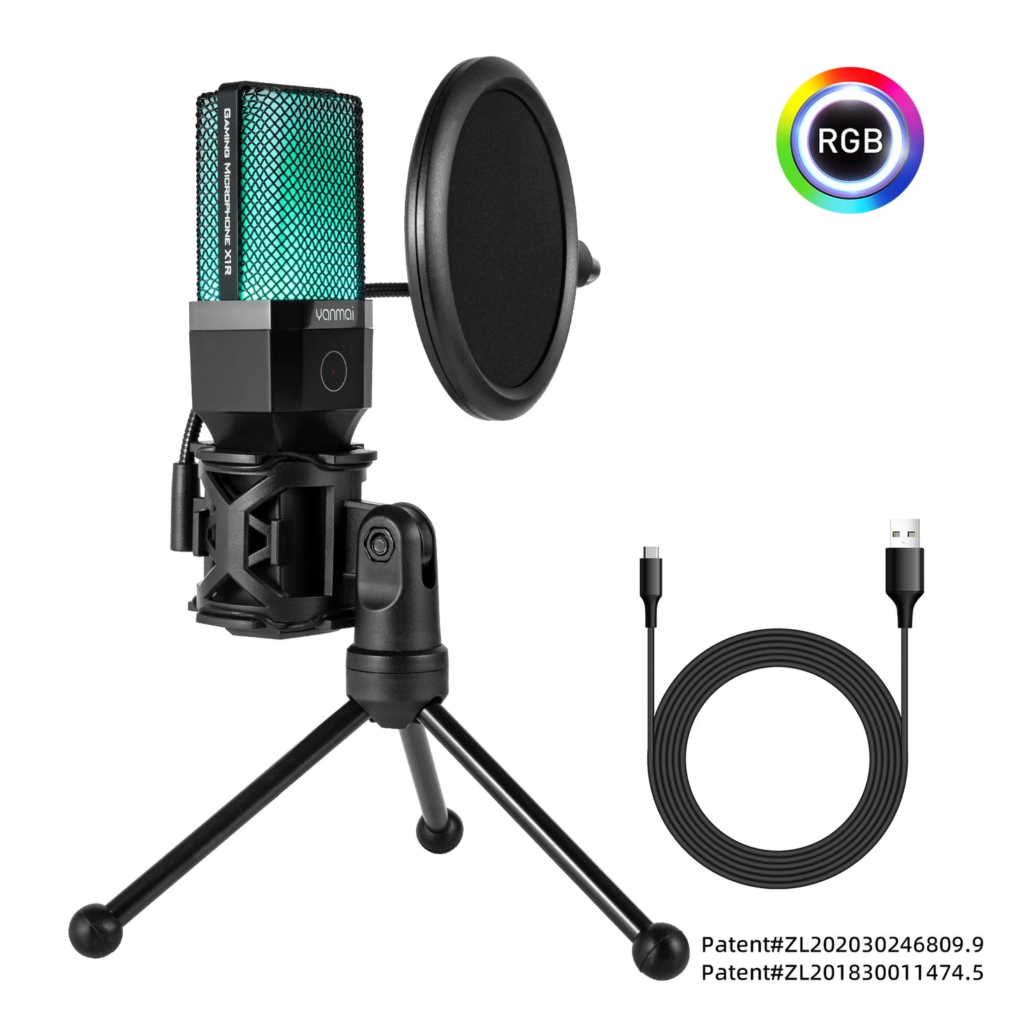FREEME™ USB Condenser Microphone Kit - PC & Laptop Mic for Gaming, Streaming & Podcasting
