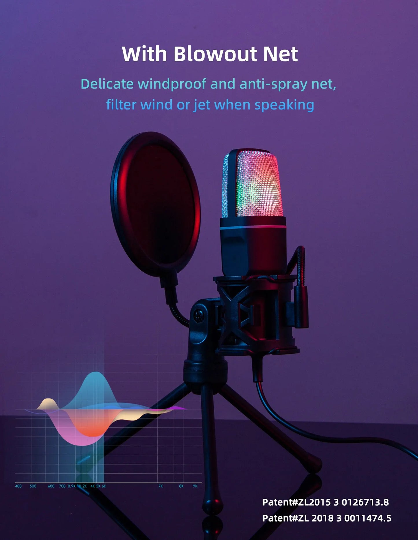 FREEME™ USB Condenser Microphone Kit - PC & Laptop Mic for Gaming, Streaming & Podcasting