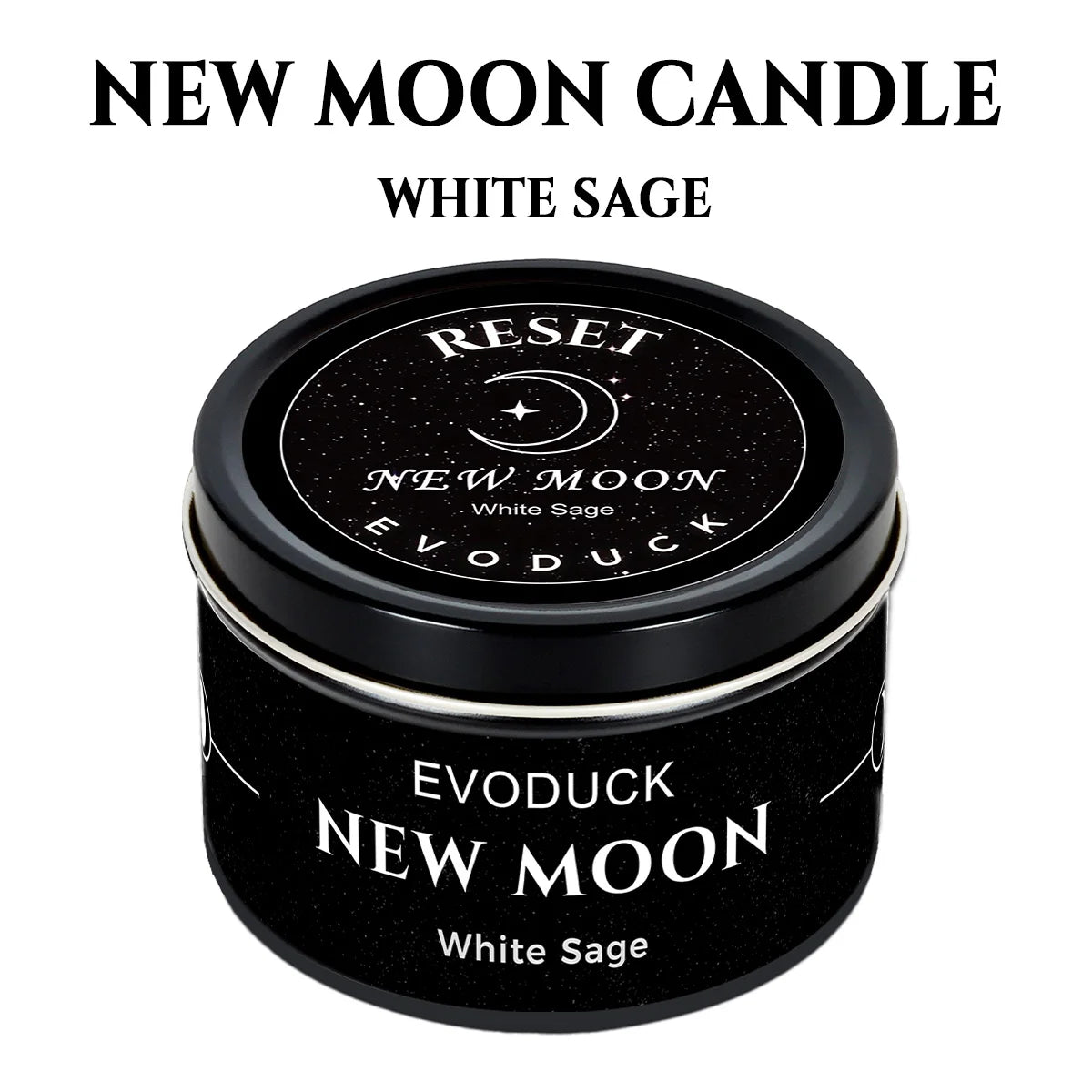 FREEME™ New Moon Manifestation Scented Candle - White Sage Law of Attraction 3oz